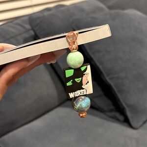 Custom Wicked Musical Enamel & Bead bookmark